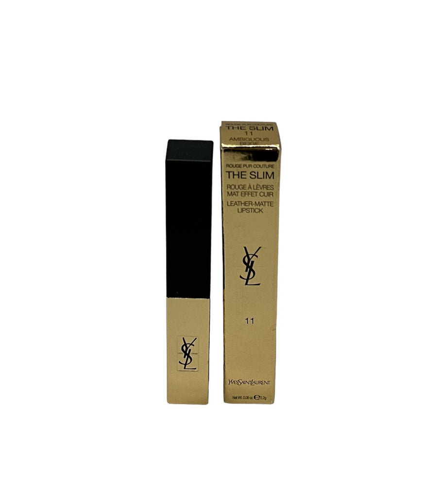 Yves Saint Laurent The Slim Rouge Pur Couture Leather-Matte 11 Ambiguous Beige