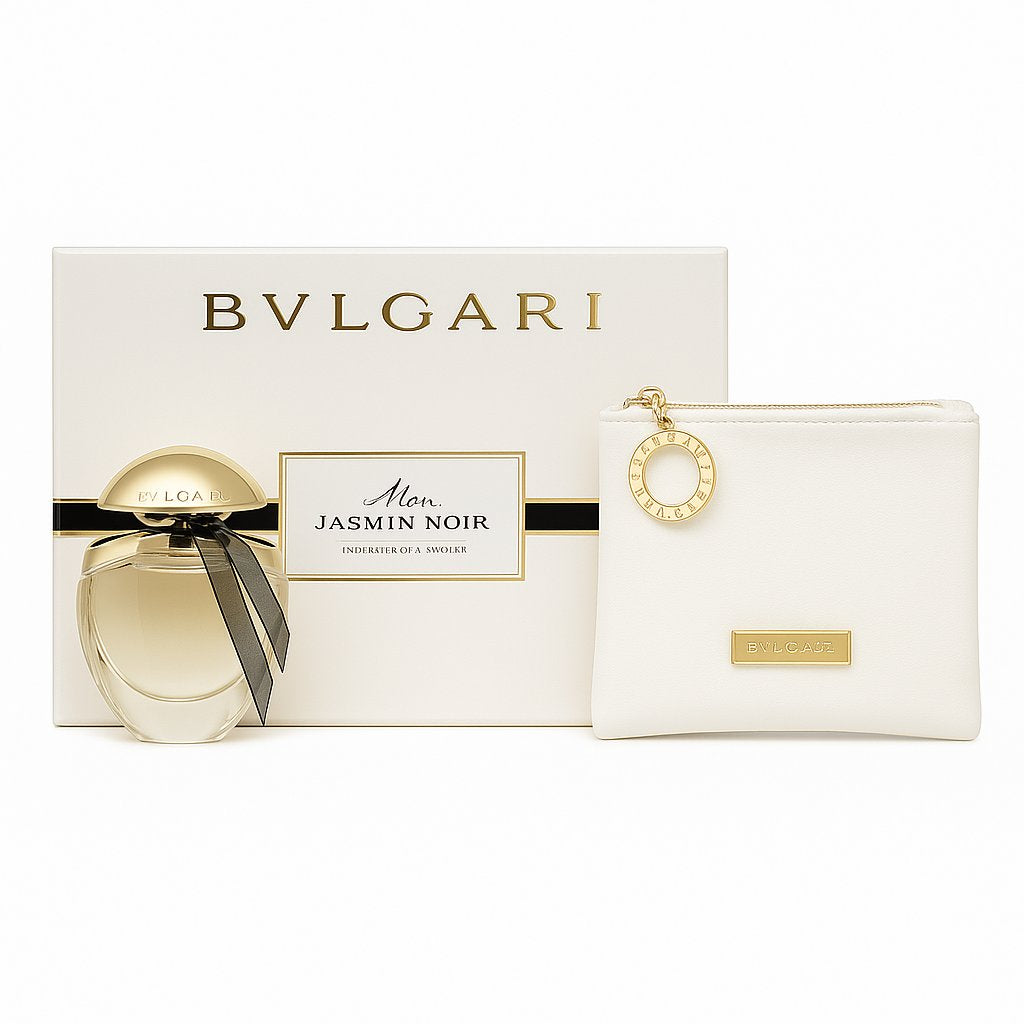 BVLGARI Mon Jasmin Noir Set mit Eau de Parfum 25 ml und exklusiver Beauty Bag.