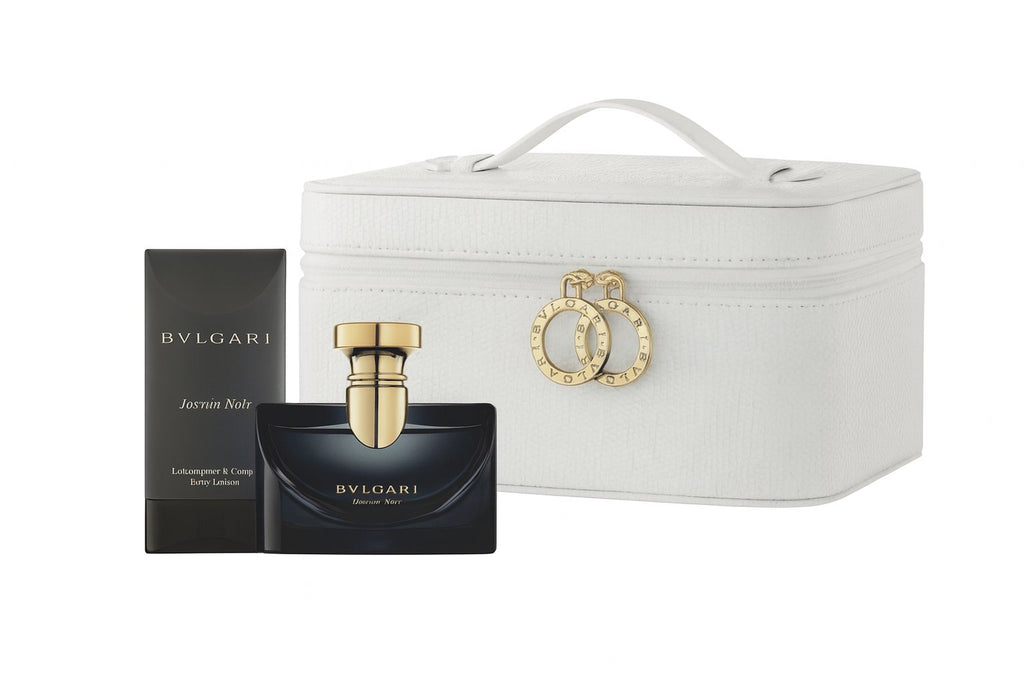 BVLGARI Mon Jasmin Noir Set mit Eau de Parfum 50 ml, Body Lotion 75 ml und exklusiver Beauty Bag.