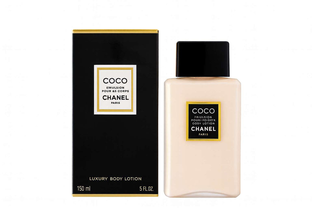 CHANEL Coco Body Lotion – luxuriöse, feuchtigkeitsspendende Körperlotion mit orientalisch-blumigem Coco Duft, 150 ml.