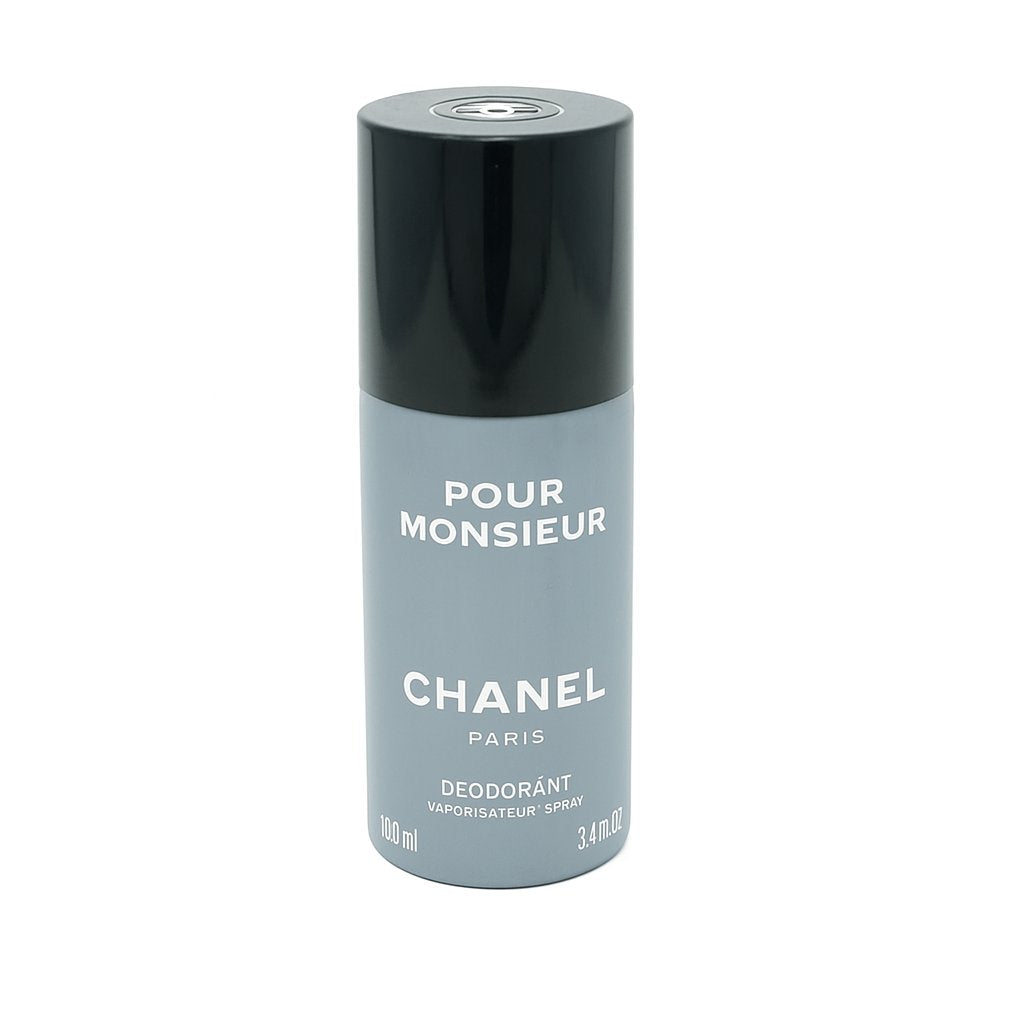 CHANEL Pour Monsieur Déodorant Spray für Herren – 100 ml, eleganter Duft mit frischer, holzig-aromatischer Note