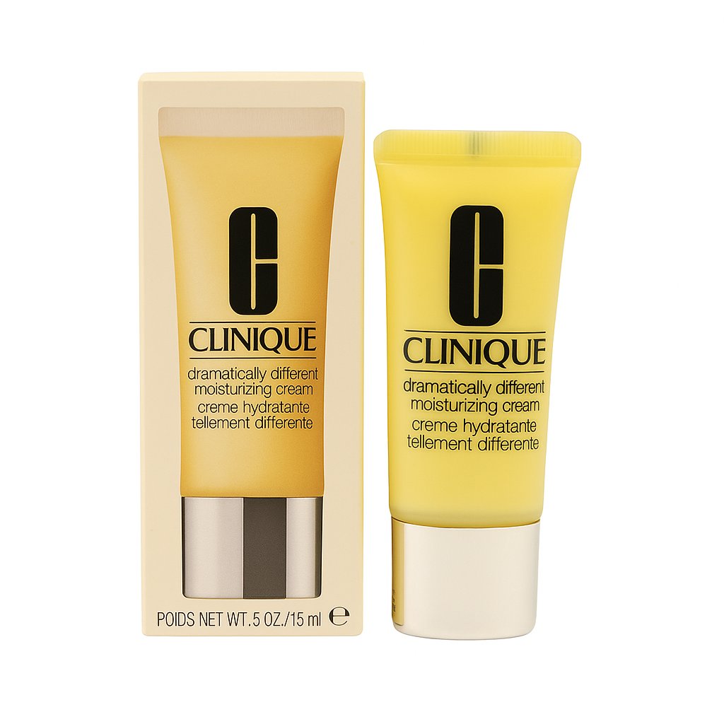 CLINIQUE Dramatically Different Moisturizing Cream für sehr trockene bis trockene Mischhaut, 15 ml, feuchtigkeitsspendende Gesichtscreme.