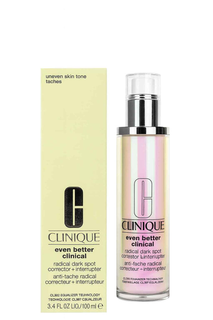 CLINIQUE Even Better Clinical Radical Dark Spot Corrector + Interrupter – hochwirksames Serum gegen Pigmentflecken und Aknenarben, 100 ml.