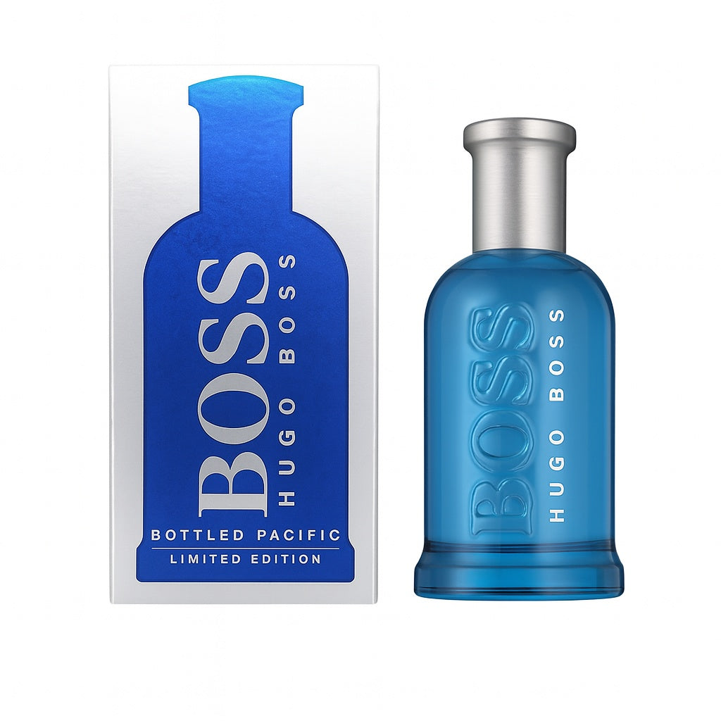 Hugo Boss Bottled Pacific Limited Edition Eau de Toilette 100ml – frischer Herrenduft mit aquatischen Noten im eleganten blauen Flakon