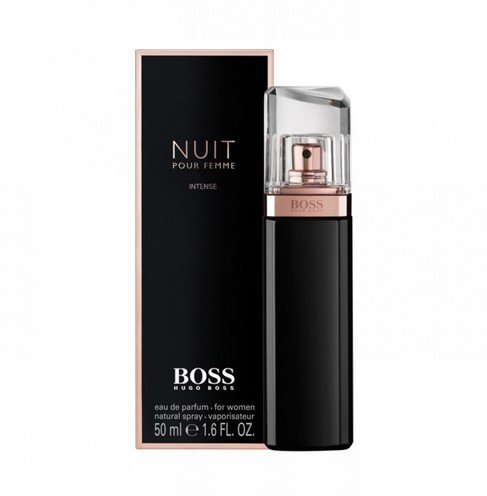 HUGO BOSS Nuit Pour Femme Intense Eau de Parfum – eleganter, sinnlicher Damenduft für Frauen, 50 ml.