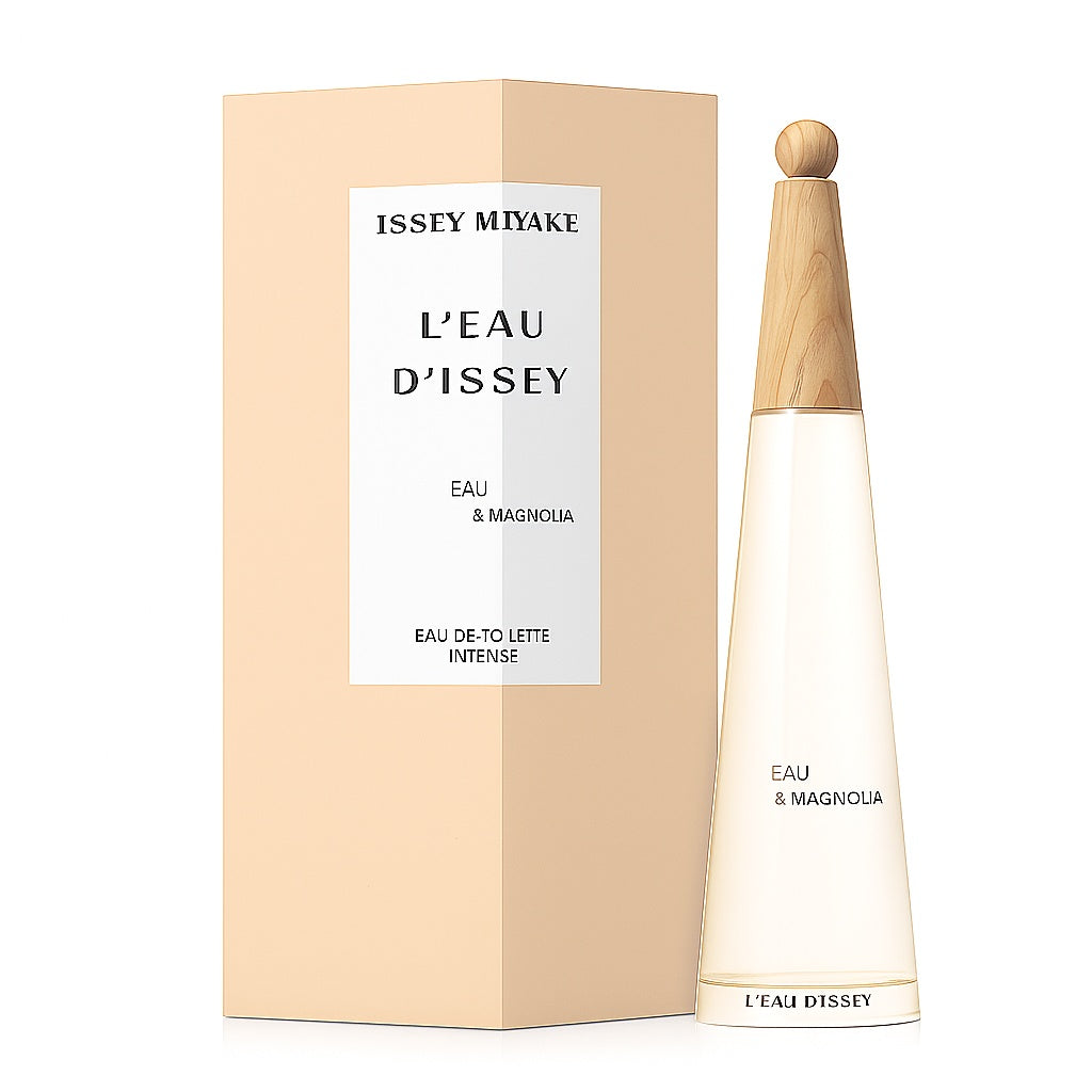 ISSEY MIYAKE L’Eau d’Issey Eau & Magnolia Eau de Toilette Intense für Damen, blumig-frischer Duft mit Magnoliennote.