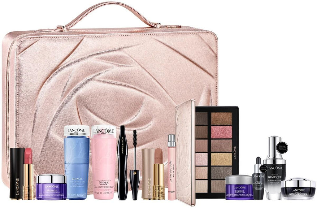 LANCÔME Beauty Box Limitierte Edition – luxuriöses Geschenkset mit Pflege, Make-up und Parfum in eleganter Vanity Bag.