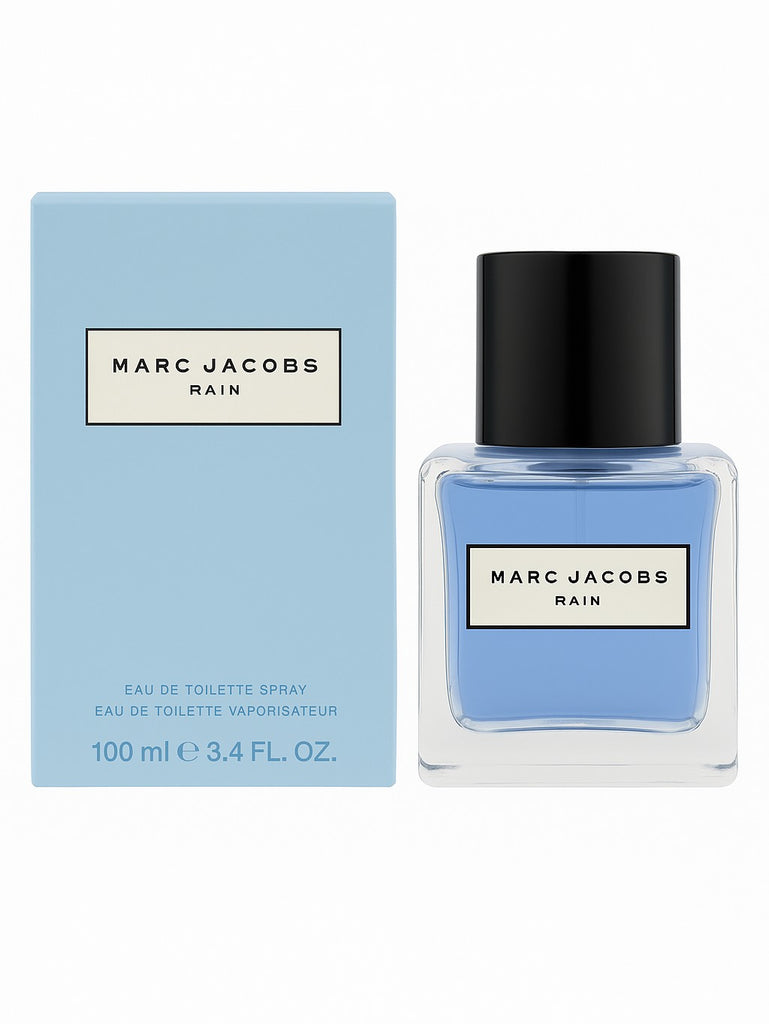 Marc Jacobs Rain Eau de Toilette 100 ml – Parfumflasche mit Verpackung