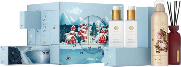 Rituals Luxus Adventskalender mit Duschschaum, Bodylotion und Duftstäbchen