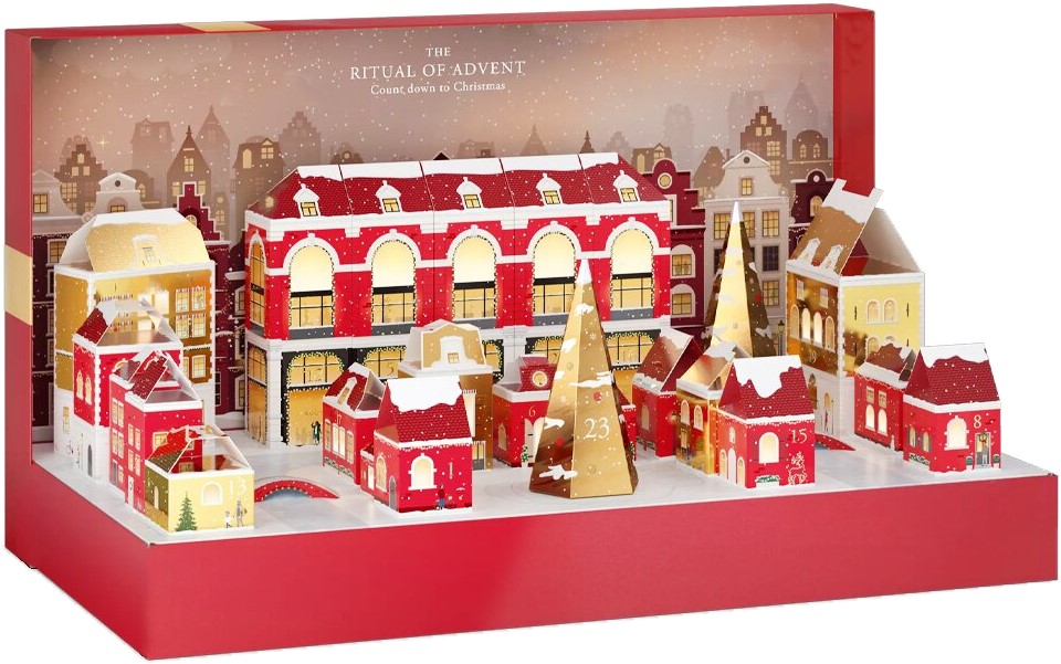 Rituals The Ritual of Advent 3D Premium Adventskalender mit 24 luxuriösen Pflegeprodukten, festliche Baumform, perfekte Geschenkidee für Weihnachten