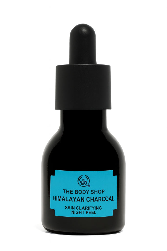 The Body Shop Himalayan Charcoal Night Peel 30ml – klärendes Nachtserum mit Bambuskohle für unreine Haut